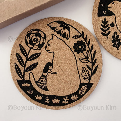 A Girl and Her Kitty