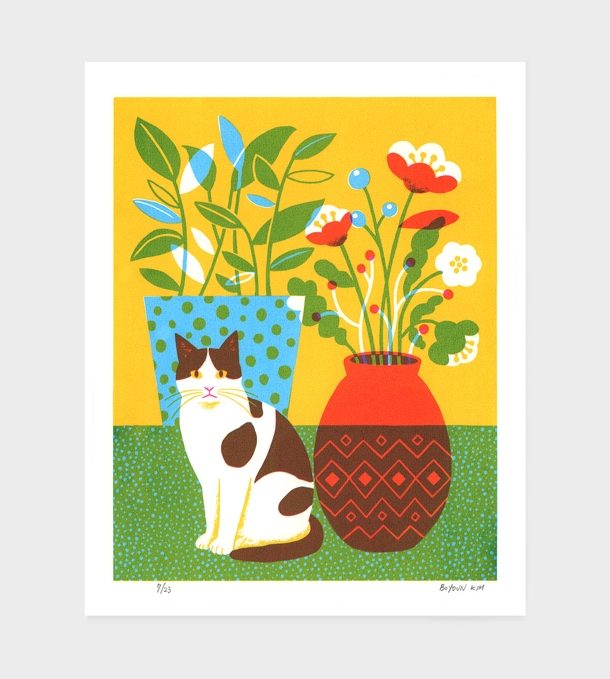 Cat and a Vase