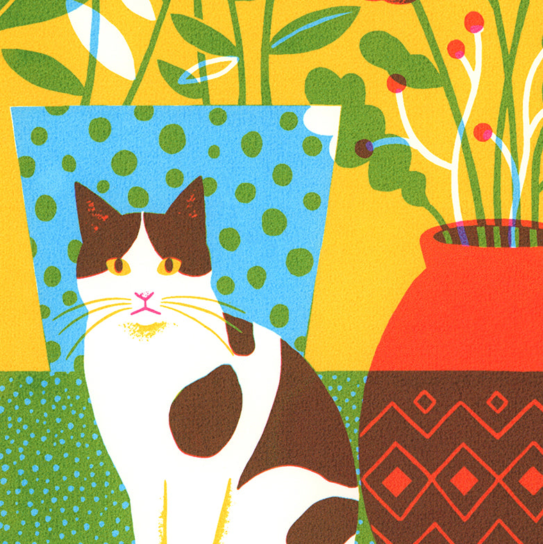 Cat and a Vase