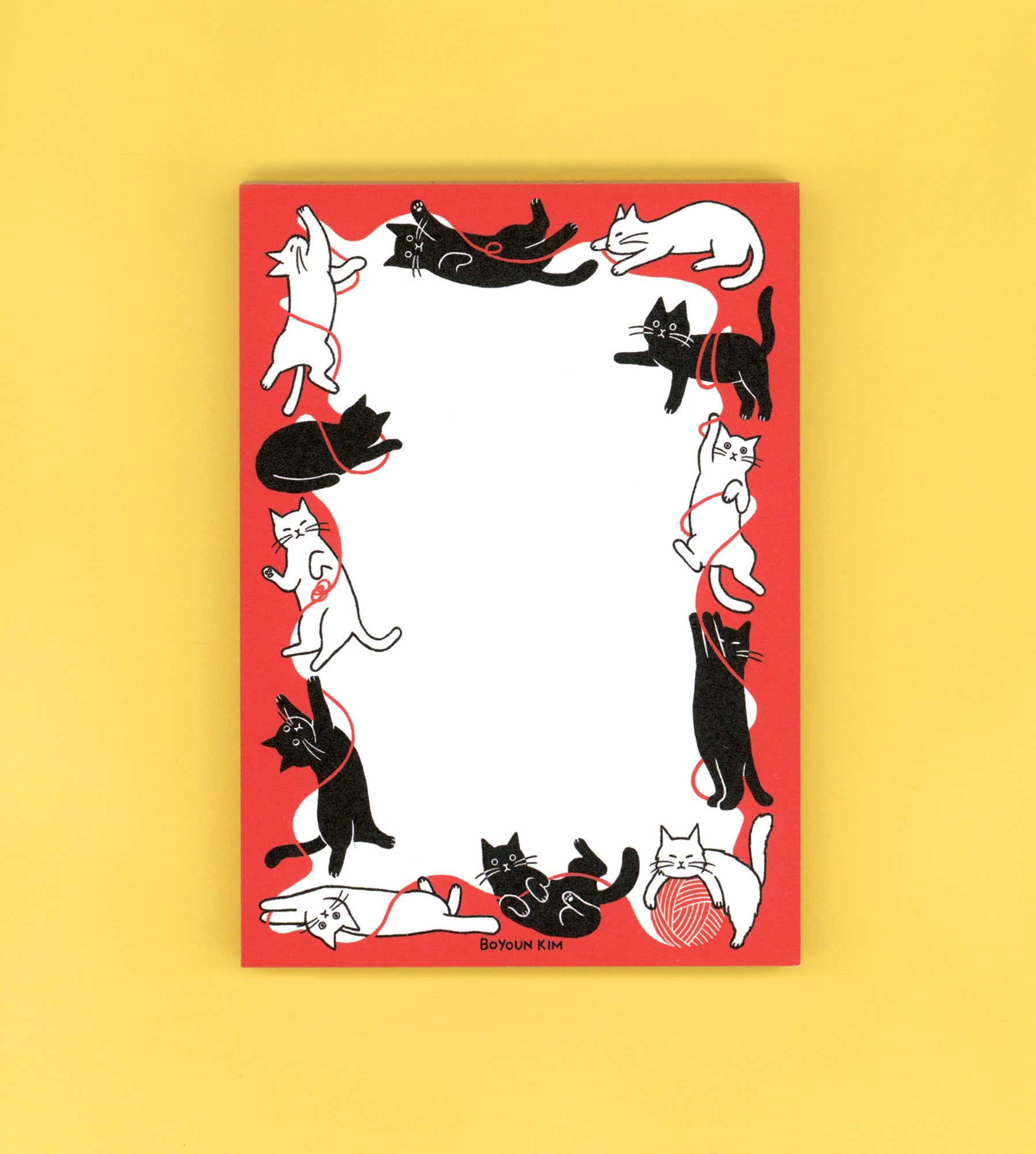 Cats and Yarns Notepad