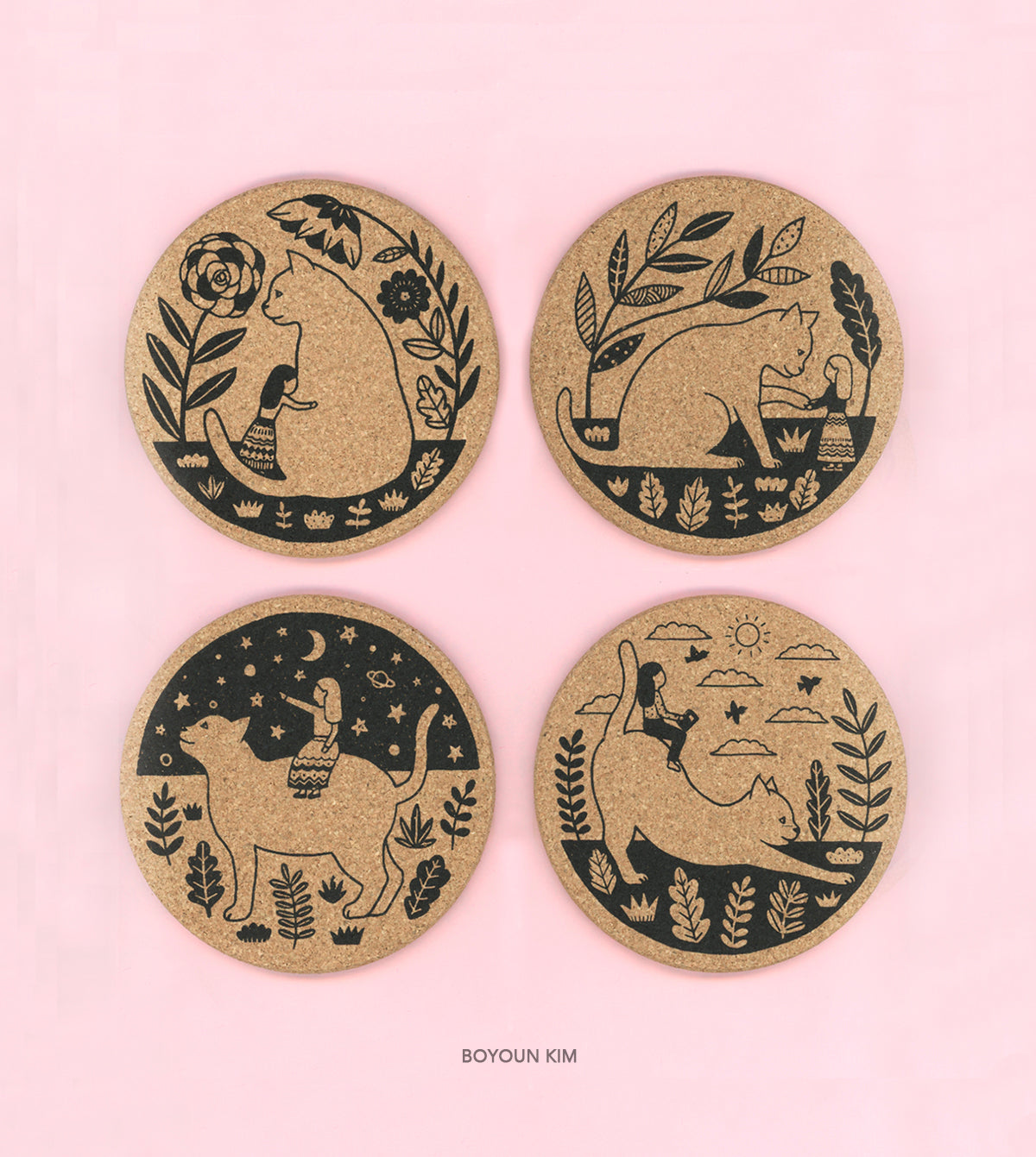 A Girl and Her Kitty